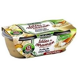 Bledina Pack 2X200G Idee Mamanm Puree Chou Fleur/Creme