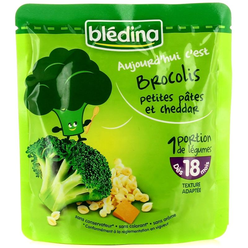 Bledina 190G Brocolis/Pattes/Cheddar