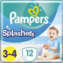 Pampers Splashers Paq. T3 X12