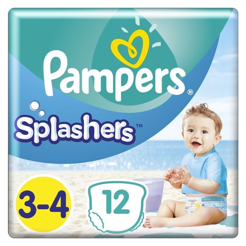 Pampers Splashers Paq. T3 X12