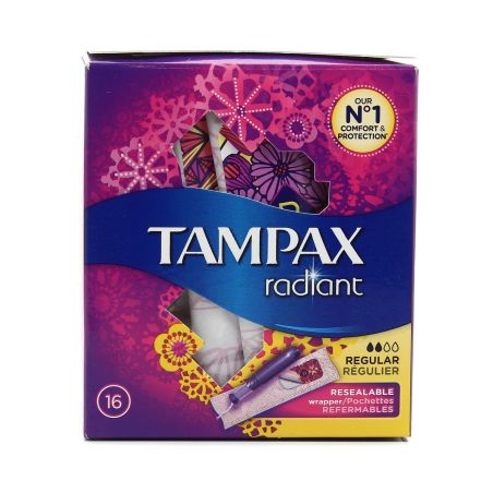Tampax 16 Tampon Radiant Reg