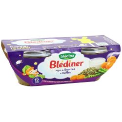 Bledina Pack 2X200G Mijotee Lentilles Legumes Blediner