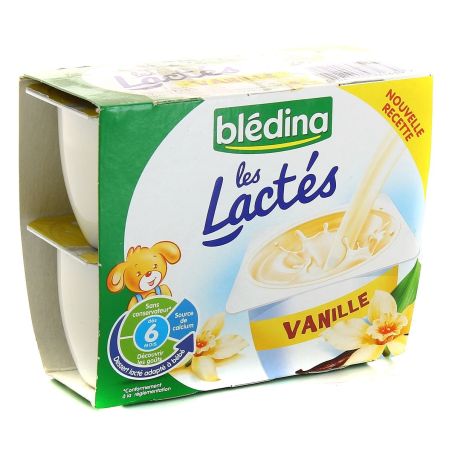 Les Lactes Vanille 4X100G