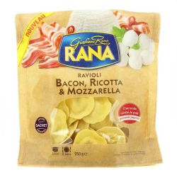 Rana Ravioli Bacon Ricott 250G