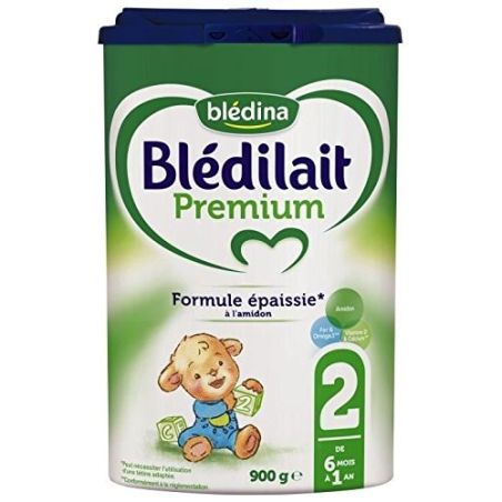 Blédina Lait Bébé En Poudre Blédilait 2Ème Âge : La Boite De 900 G