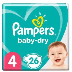 Pampers Baby Dry Paquet T4 X26