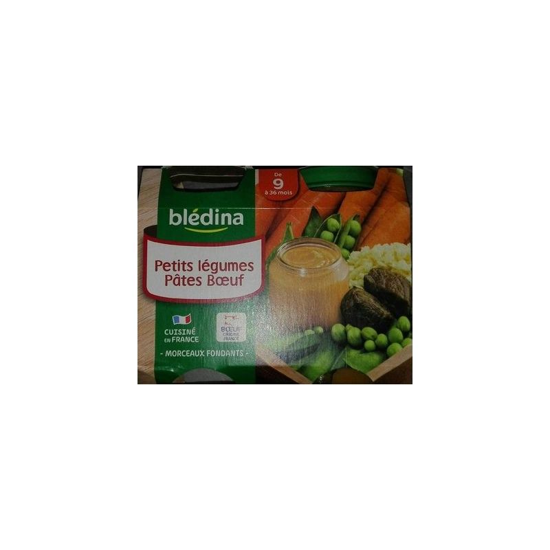 Bledina 2X200G P.Leg.Pates Boeuf Bled