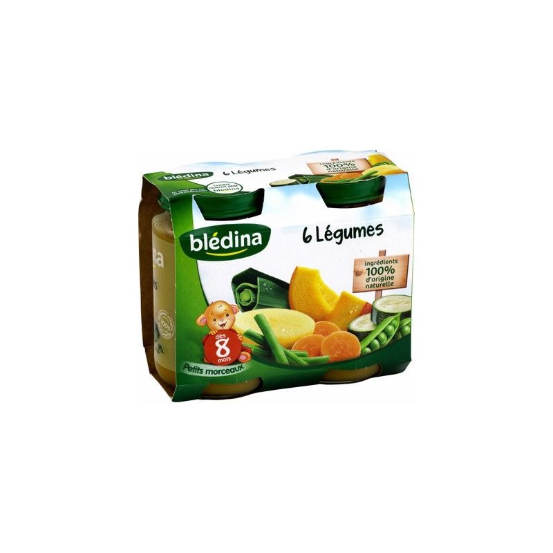 Bledina 2X200G 6 Legumes