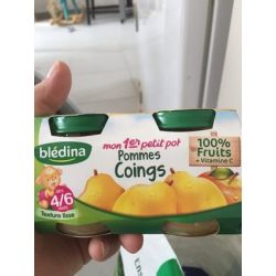 Bledina Pomme Coings 2X130G