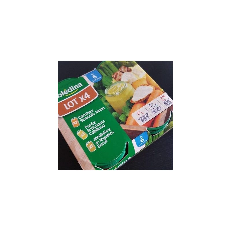 Bledina Pot Legumes 4X200G
