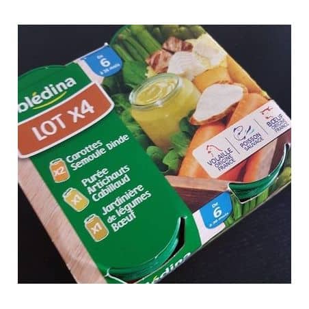 Bledina Pot Legumes 4X200G