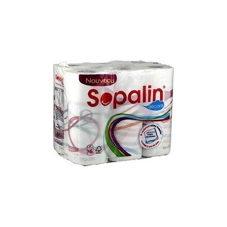 Sopalin 6 Rouleaux Essuie Tout Coeur