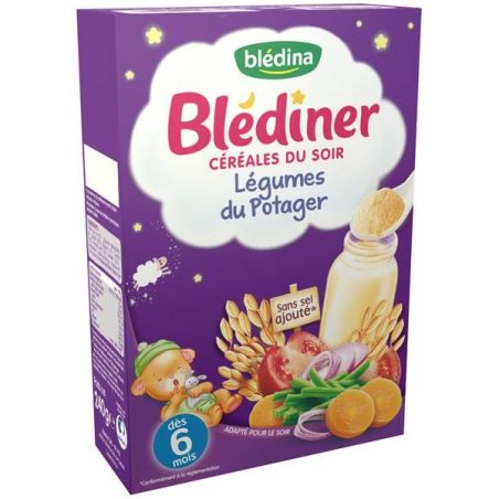 Blédina Céréales Bébé Blédidej Dès 6 Mois, Légumes Potager : La Boite De 240 G