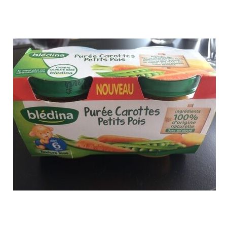Bledina Lg 2X130G Carottes Petits Pois