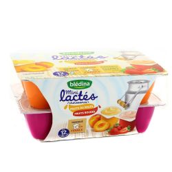 Blédina Les Mini Lactés Croissance Fruits Du Soleil / Rouges De 12 À 36 Mois : Pots 55 G - 660