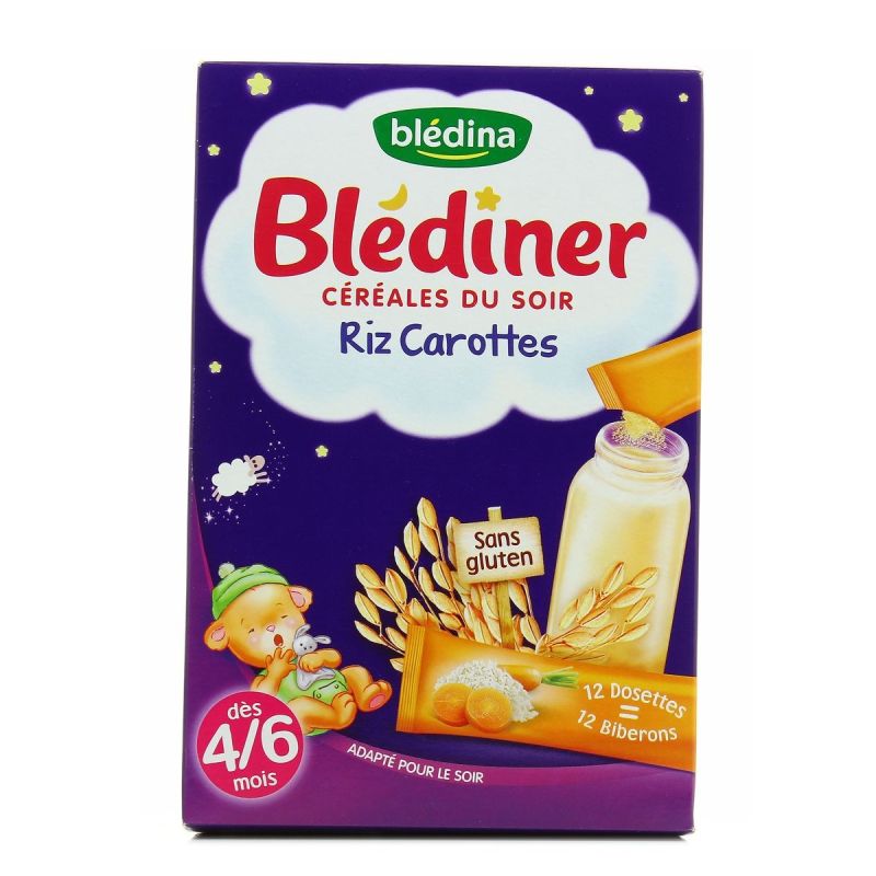 Bledina Blediner X12 Dosettes Riz Car