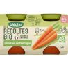 Blédina Les Récoltes Bio Compotes Bébé Carottes De Nos Régions Dès 4/6 Mois : 2 Pots 130 G