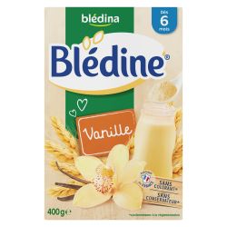 Blédina Blédine Céréales Bébé Dès 6 Mois Saveur Vanille : La Boite De 400G