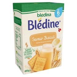 Blédina Blédine Céréales Bébé Dès 6 Mois Saveur Biscuitée : La Boite De 400G