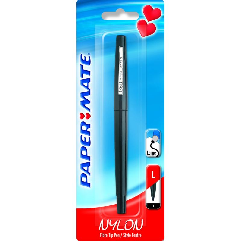 Paper Mate Feutre Ecrit Nylon Noir Blt 1