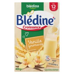 Blédina Blédine Céréales Bébé Croissance Dés 12 Mois Vanille : La Boite De 400G