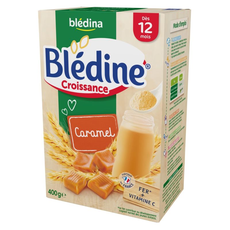 Bledine Céréales Bébé Dès 12 Mois Caramel La Boite De 400G