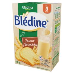 Bledine Blédina Blédine Céréales Bébé Dès 8 Mois Saveur Briochée La Boite De 400G