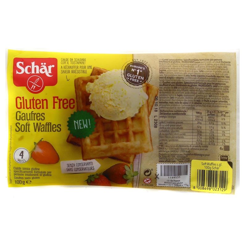 Schar Gaufres Waffles 100G