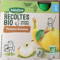 Blediner Bledina Grde Pom/Ban 4X90G Bio