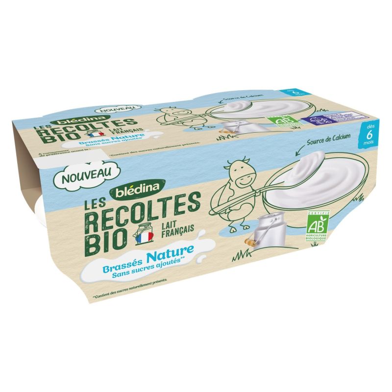 Blédina Douceurs Au Fromage Blanc Fraises De 8 À 36 Mois Pack 100 G X 4 - 400