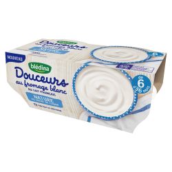 Blédina Douceurs Au Fromage Dessert Bébé Dès 6 Mois Blanc : Les 4 Pots De 100G