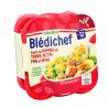 Blédina Blédichef Plat Bébé Dès 12 Mois Sauté De Pommes Terre, Petits Pois & Veau : La Barquette 250G