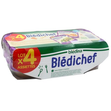 Blédina Blédichef Plat Bébé Polenta Brocolis & Carottes : Les 2 Barquettes De 230G