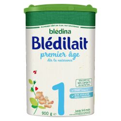 Blédina Lait Bébé Blédilait 1Er Âge Dès La Naissance Jusqu'À 6 Mois : Boite De 900G