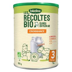 Blédina Les Récoltes Bio Croissance 1 À 3 Ans : La Boîte 800 G