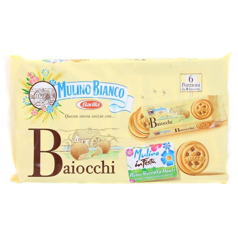 Mulino Bianco Baiocchi Nocciola Snack 336G