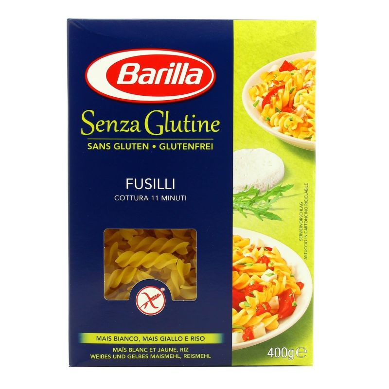 Barilla Pâtes Fusilli Sans Gluten : La Boite De 400 G