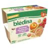 Blédina Coupelles Pommes Rhubarbes Fraises Dès 8 Mois Pack De 100 G X 4 - 400