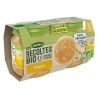 Blédina Petit Pot Dessert Pommes Bio Dès 8 Mois 2X130G