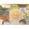 Lrecoltbio Les Récoltes Bio Dessert Bébé Dès 8 Mois Pommes Bananes Petits Morceaux : Le Lot De 2 Pots 130G