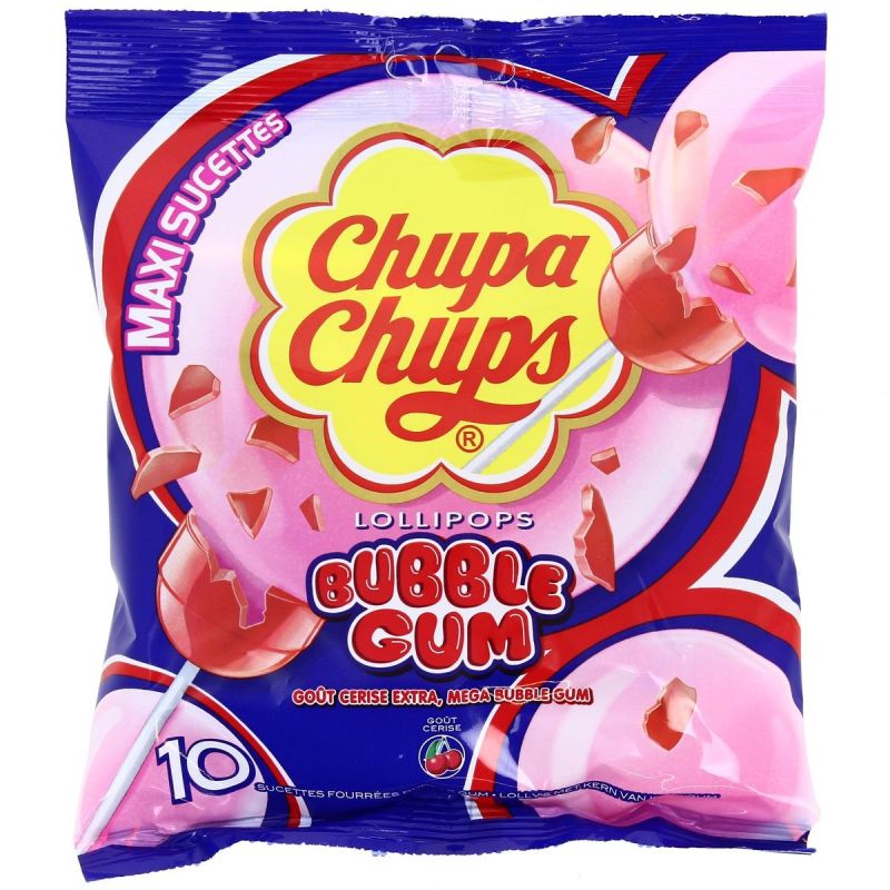 Chupa Chups Chup.Chups Suc.Bbgum Cerise180