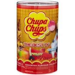 Chupa Chups Tubo 150 Sucettes Acidule
