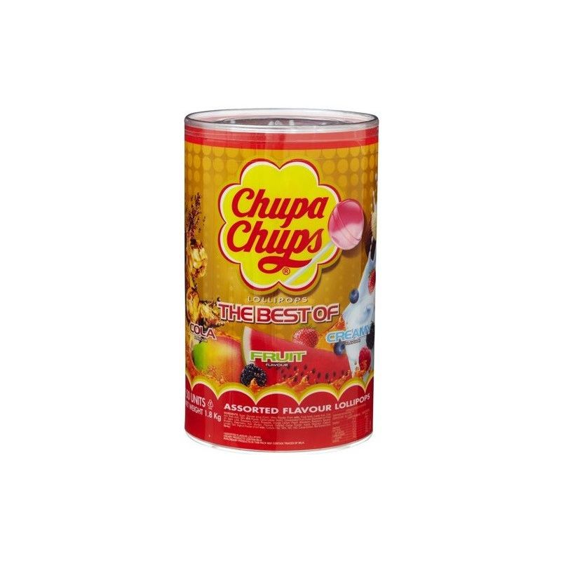 Chupa Chups Tubo 150 Sucettes Acidule