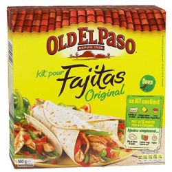 Old El Passo Pot 500G Sauce Fajita Kit