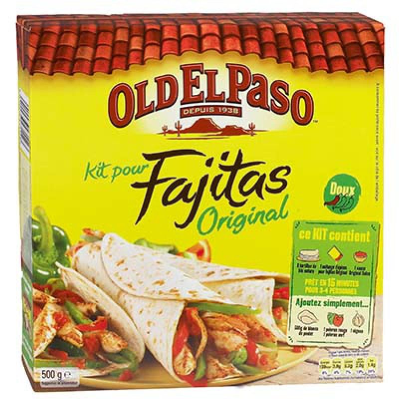 Old El Passo Pot 500G Sauce Fajita Kit