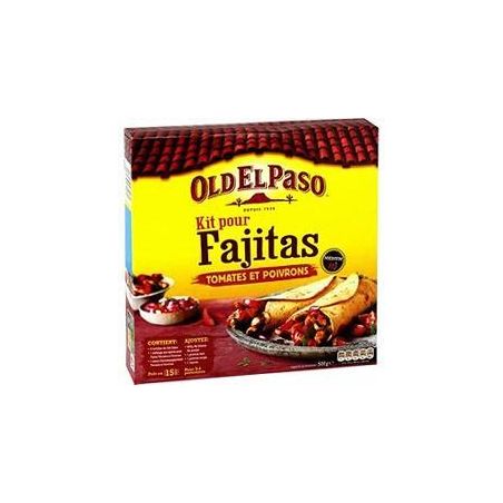 Old El Passo Paso Kit Fajita Tomate Poiv 500Gr