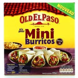 Old El Passo 459G Kit Pour Mini Burritos