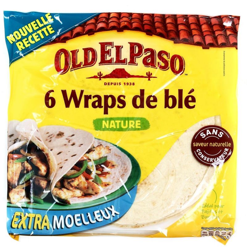Old El Paso O.Paso Wraps Nature 350G