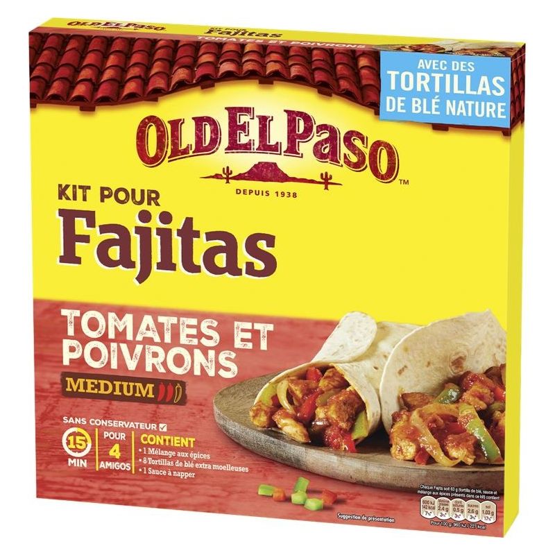 Old El Paso O.Paso Kit Faj Tom Poiv 500G