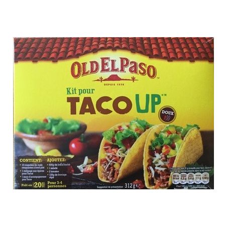 Old El Passo Paso Kit Taco Up 312G